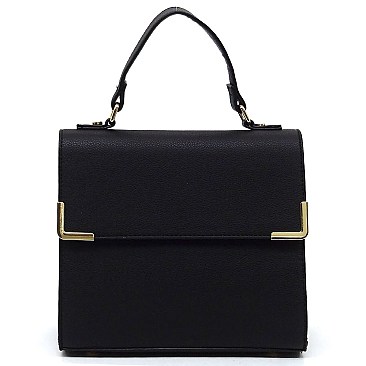 TRENDY Colorblock Top Handle Satchel