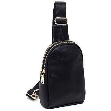 Fashion Solid Color Sling Bag