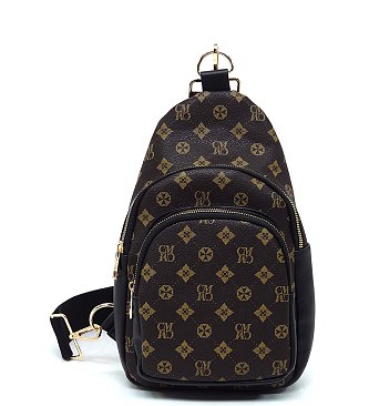 CM Monogram Guitar Strap Sling Bag Backpack