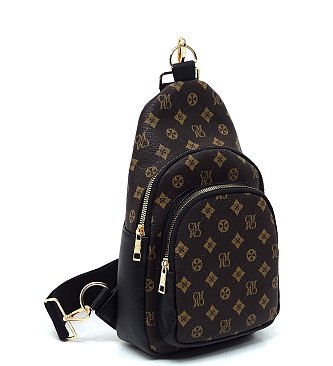 CM Monogram Guitar Strap Sling Bag Backpack