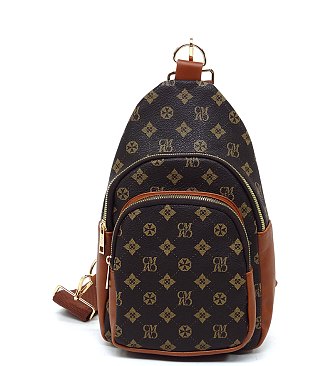 CM Monogram Guitar Strap Sling Bag Backpack
