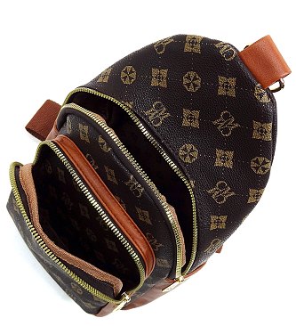 CM Monogram Guitar Strap Sling Bag Backpack