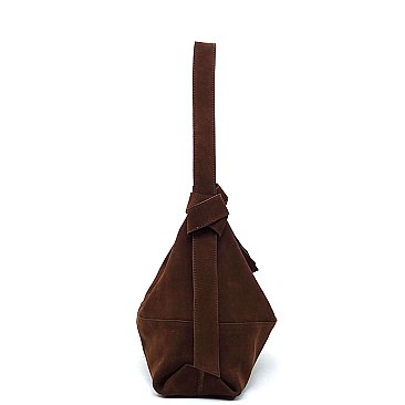 Whole Real Suede Leather 2-in-1 Shoulder Bag Hobo