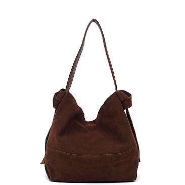 Whole Real Suede Leather 2-in-1 Shoulder Bag Hobo