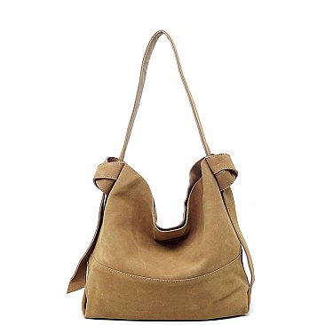 Whole Real Suede Leather 2-in-1 Shoulder Bag Hobo