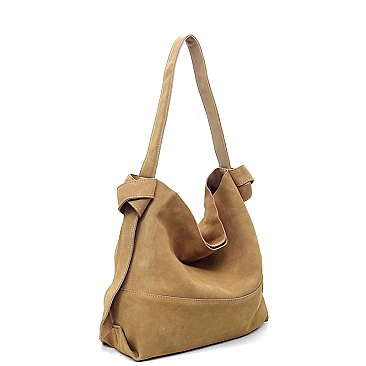 Whole Real Suede Leather 2-in-1 Shoulder Bag Hobo