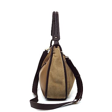 Real Suede Leather Shoulder Bag Hobo