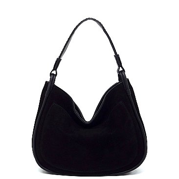 Real Suede Leather Shoulder Bag Hobo