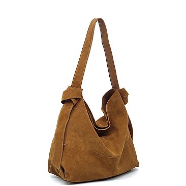 Whole Real Suede Leather 2-in-1 Shoulder Bag Hobo