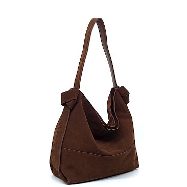 Whole Real Suede Leather 2-in-1 Shoulder Bag Hobo