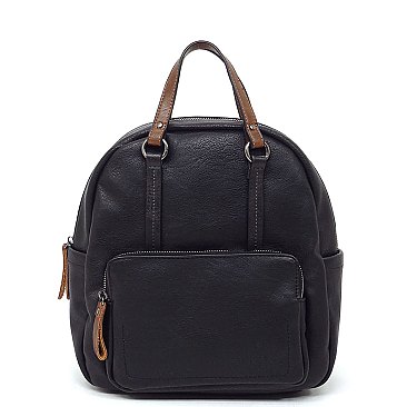 2-Tone Top Handle Backpack