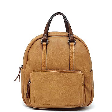 2-Tone Top Handle Backpack