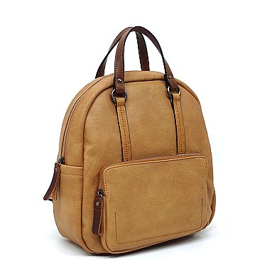 2-Tone Top Handle Backpack