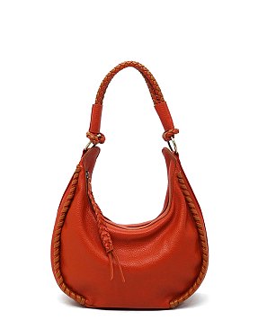 Fashion Whipstitch Shouler Bag Hobo