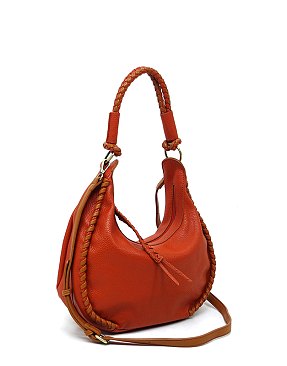 Fashion Whipstitch Shouler Bag Hobo