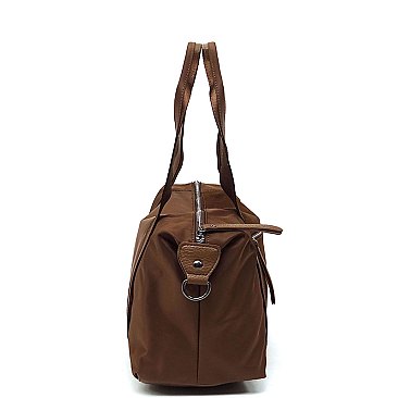 Real Suede Leather 2-Way Satchel