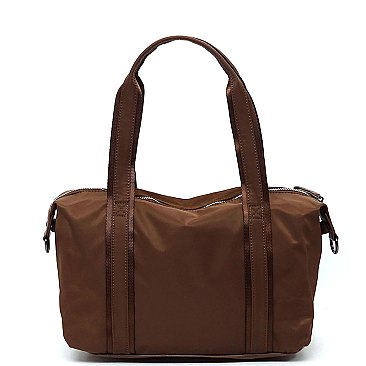 Real Suede Leather 2-Way Satchel