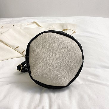 "The Bucket " Draw String Shoulder Bag