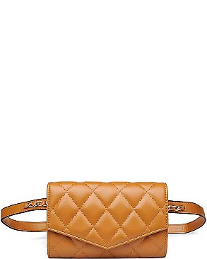LUXURY RHYTHM QUILTED VEGAN BELT BAG JY-20251