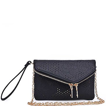 CHIC LUXURY LILY CLUTCH WITH WRISTLET JY-20419