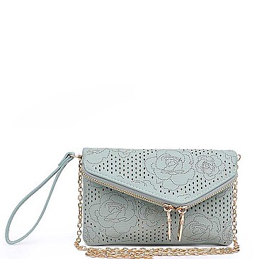 CHIC LUXURY LILY CLUTCH WITH WRISTLET JY-20419