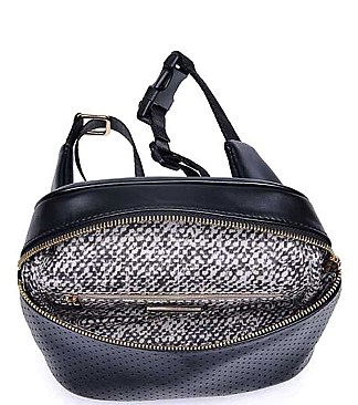 PERFORATED HAWTHORN BELT BAG