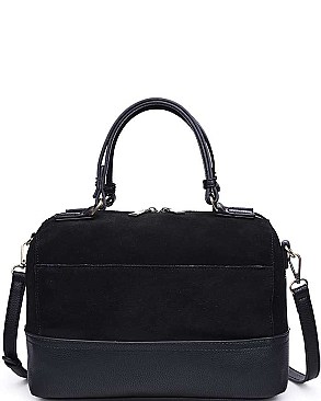 LUXURY MATILDA SUEDE SATCHEL BAG JY-20521ML