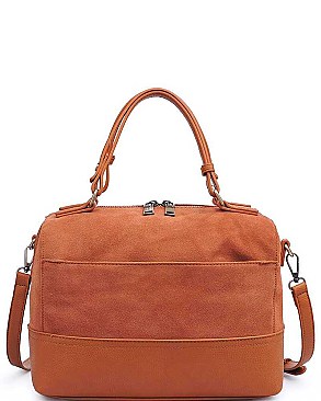 LUXURY MATILDA SUEDE SATCHEL BAG JY-20521ML