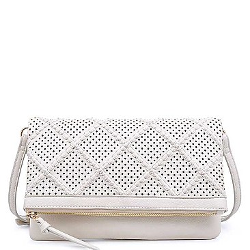 CHIC LUXURY MICHELLE CLUTCH BAG WITH LONG STRAP JY-20656ML