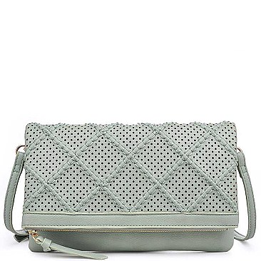 CHIC LUXURY MICHELLE CLUTCH BAG WITH LONG STRAP JY-20656ML