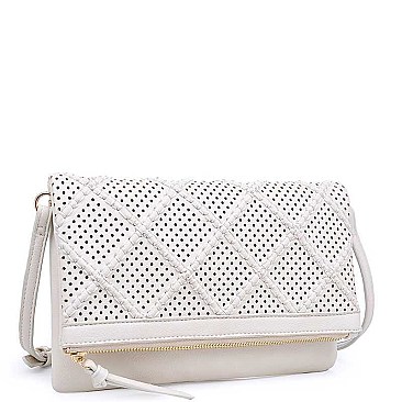 CHIC LUXURY MICHELLE CLUTCH BAG WITH LONG STRAP JY-20656ML
