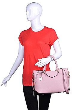 LUXURY PHOENIX SATCHEL BAG WITH LONG STRAP