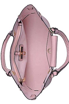 LUXURY PHOENIX SATCHEL BAG WITH LONG STRAP