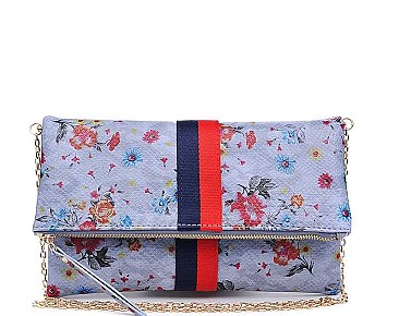 JULES PRINT CLUTCH BAG