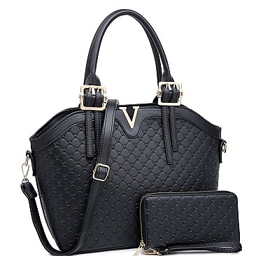 CLASSY V TOTE WALLET SET