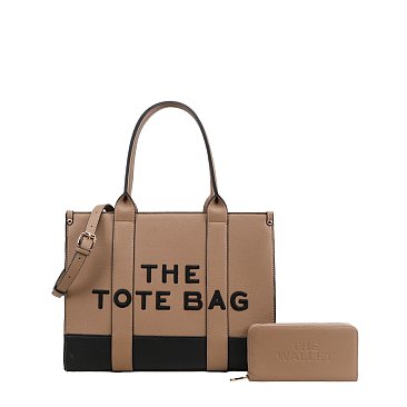 " THE TOTE BAG " With Wallet