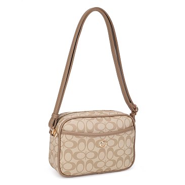 Oval Monogram Crossbody Bag