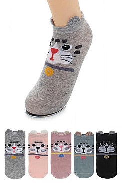 Pack of (12 pieces) Little Ears Comic Cotton Socks Set LAASK2164