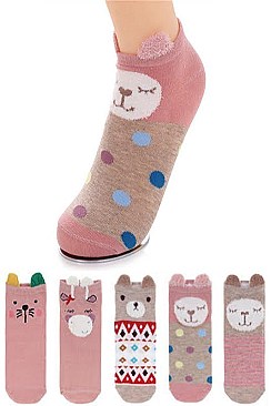 Pack of (12 pieces) Little Ears Iconic Cartoon Socks Set LAASK2166