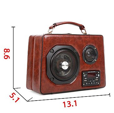 Bluetooth Speaker Satchel / Shoulder Handbag