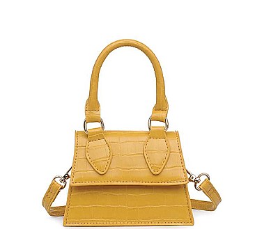 MODERN JOJO CROC STYLISH MINI CROSSBODY WITH HANDLE BAG