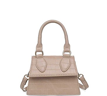 MODERN JOJO CROC STYLISH MINI CROSSBODY WITH HANDLE BAG