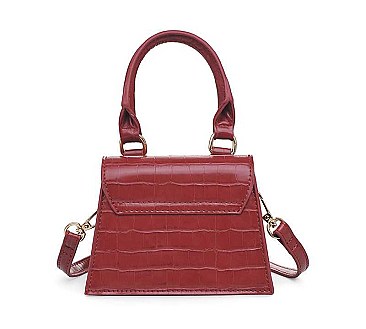 MODERN JOJO CROC STYLISH MINI CROSSBODY WITH HANDLE BAG