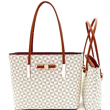 MONOGRAM TOTE VALUE SET