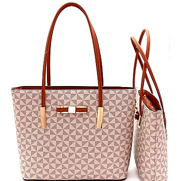 MONOGRAM TOTE VALUE SET