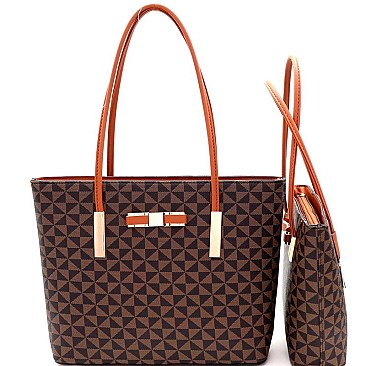 MONOGRAM TOTE VALUE SET