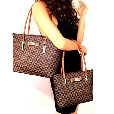 MONOGRAM TOTE VALUE SET