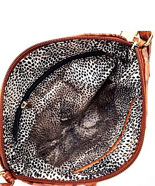 STYLISH OSTRICH TASSEL CROSSBODY BAG JP-25116