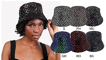 STYLISH FASHION SEQUIN BUCKET HAT