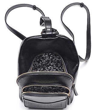 Fashionable Kelly Metallic Vegan Leather JP25959